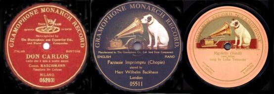 Gramophone Company Labels 1903-1910