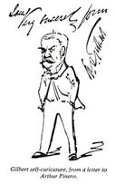 W. S. Gilbert (Caricature)